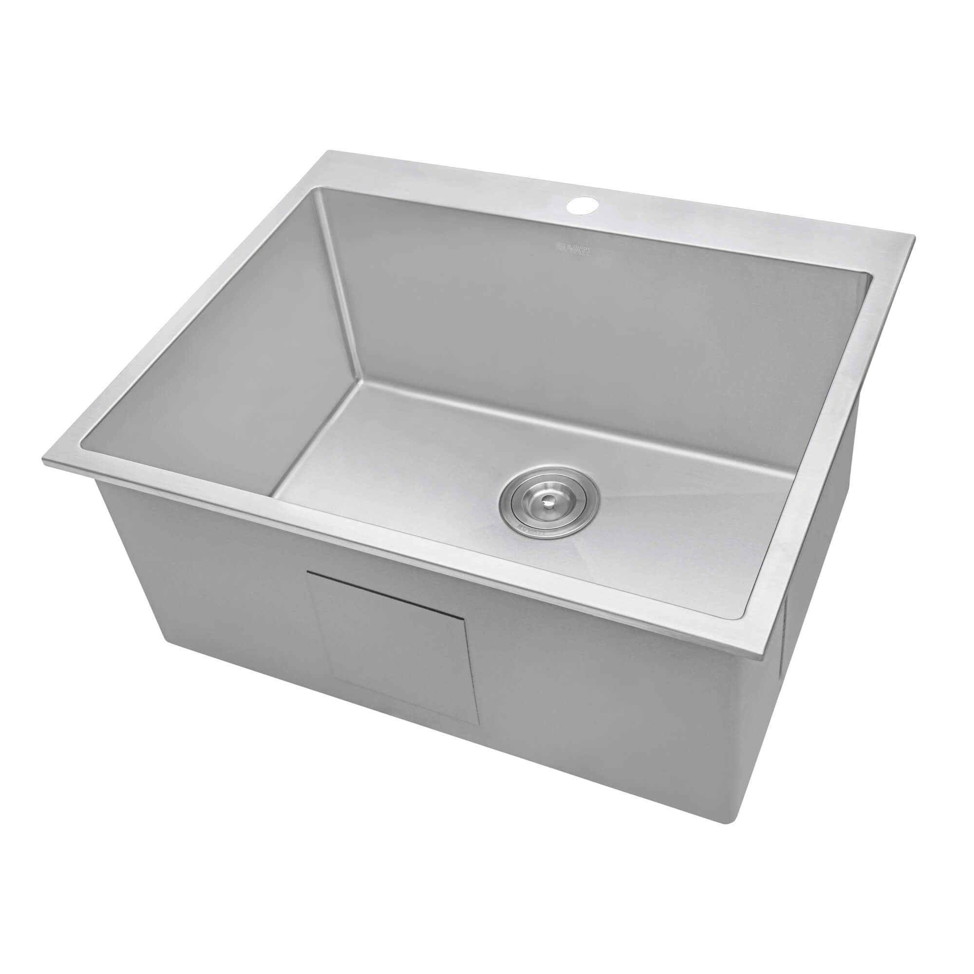 Ruvati 27" x 22" Topmount Laundry Utility Sink | 12" Deep