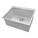 Ruvati 27" x 22" Topmount Laundry Utility Sink | 12" Deep