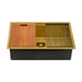 Ruvati 30" Matte Gold Undermount Workstation Kitchen Sink