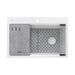 Ruvati 33" Granite Composite Workstation Drop-in Topmount Kitchen Sink Matte White - RVG1302WH
