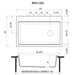 Ruvati 33" Granite Composite Workstation Drop-in Topmount Kitchen Sink 