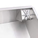 Ruvati 33" Single Bowl Kitchen Sink with Glass Rinser
