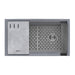 Ruvati 33" Undermount Workstation Granite Composite Kitchen Sink Urban Gray - RVG2302UG