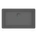 Ruvati 33" Undermount Workstation Granite Composite Kitchen Sink Urban Gray - RVG2306UG