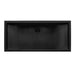 Ruvati 34 x 14" Gunmetal Stainless Steel Undermount Rectangular Bathroom Sink