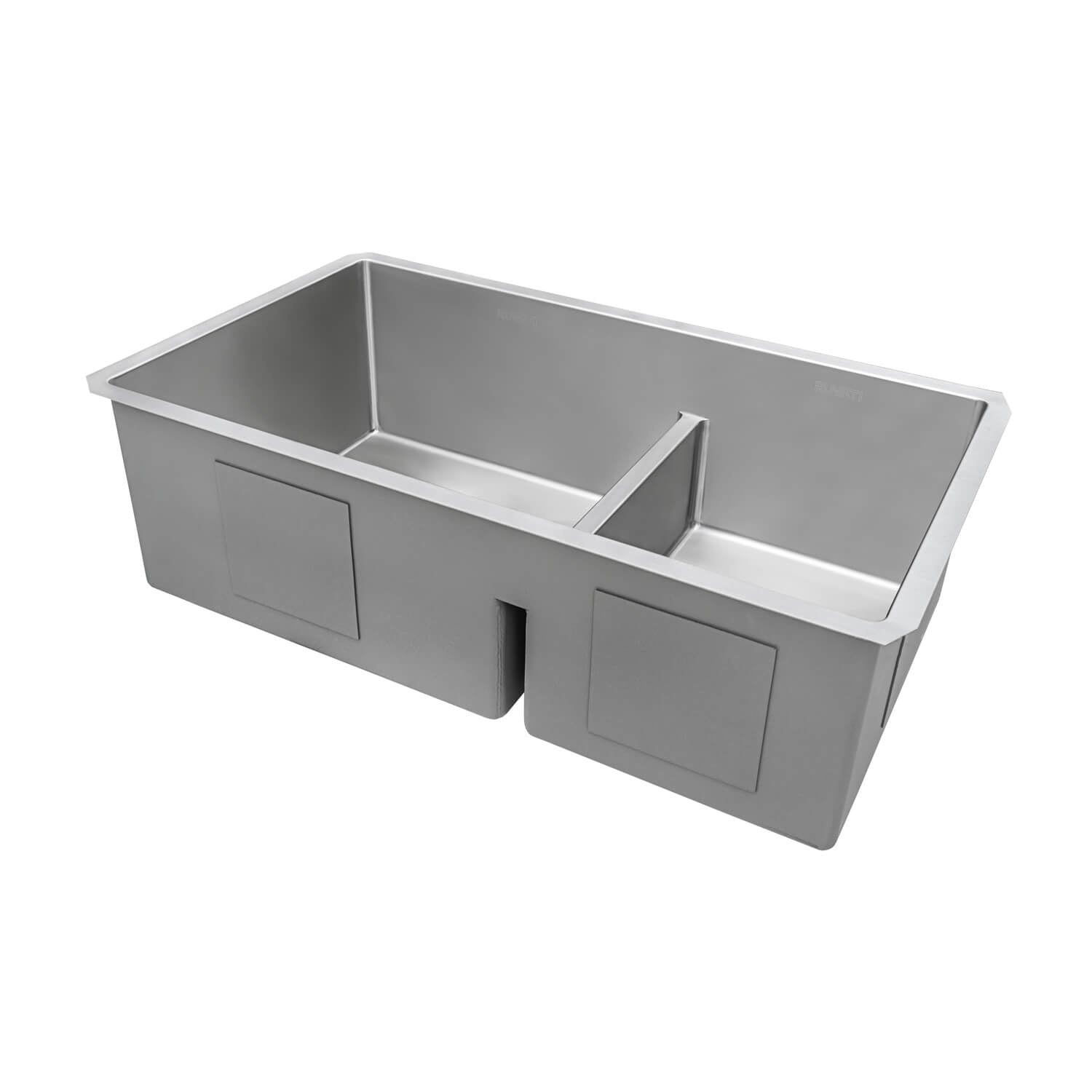 Ruvati 36" Double Bowl Kitchen Sink with Low Divder