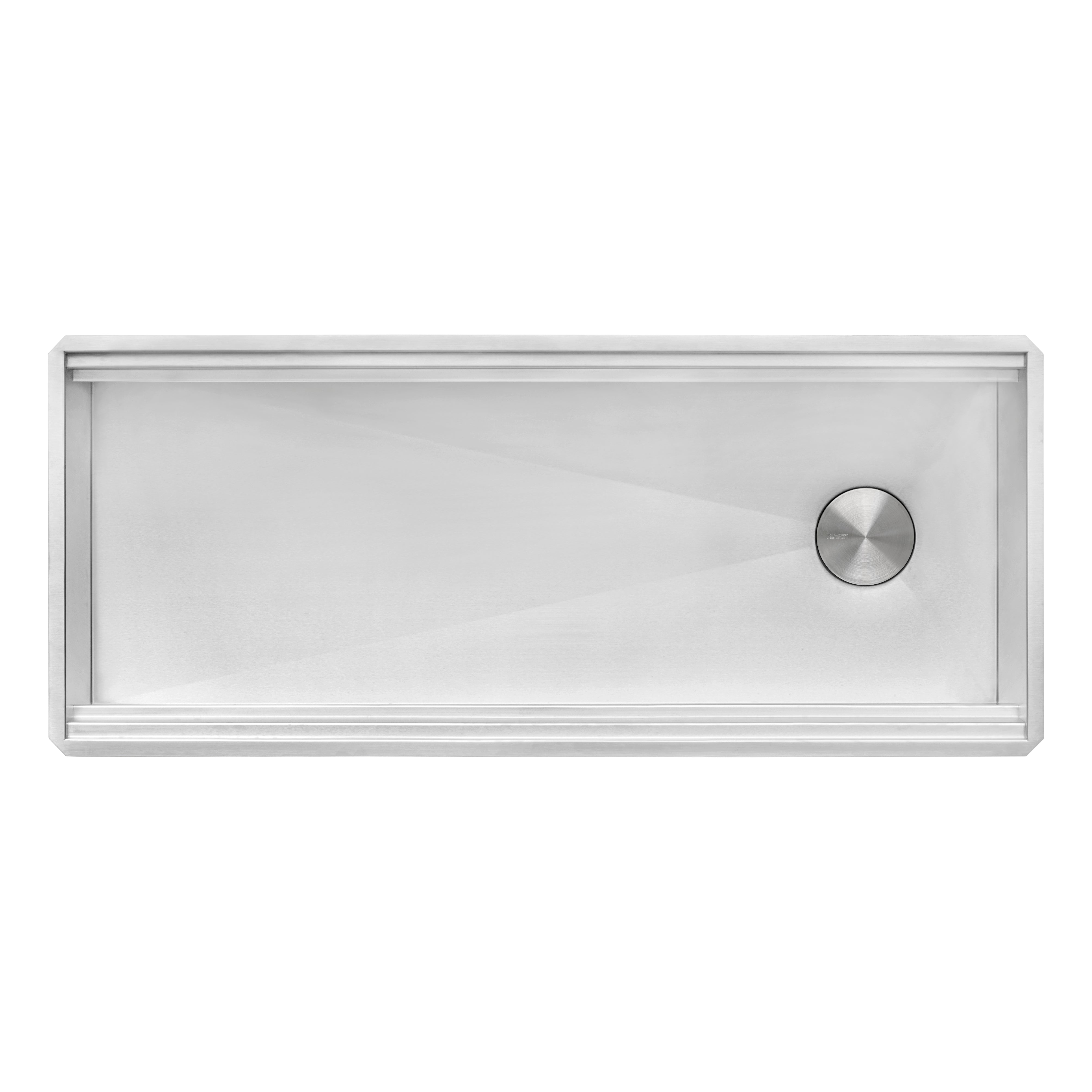 Ruvati 45" Undermount Dual-Tier Workstation Kitchen Sink