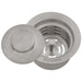 Ruvati Extended Garbage Disposal Flange Basket Strainer and Stopper