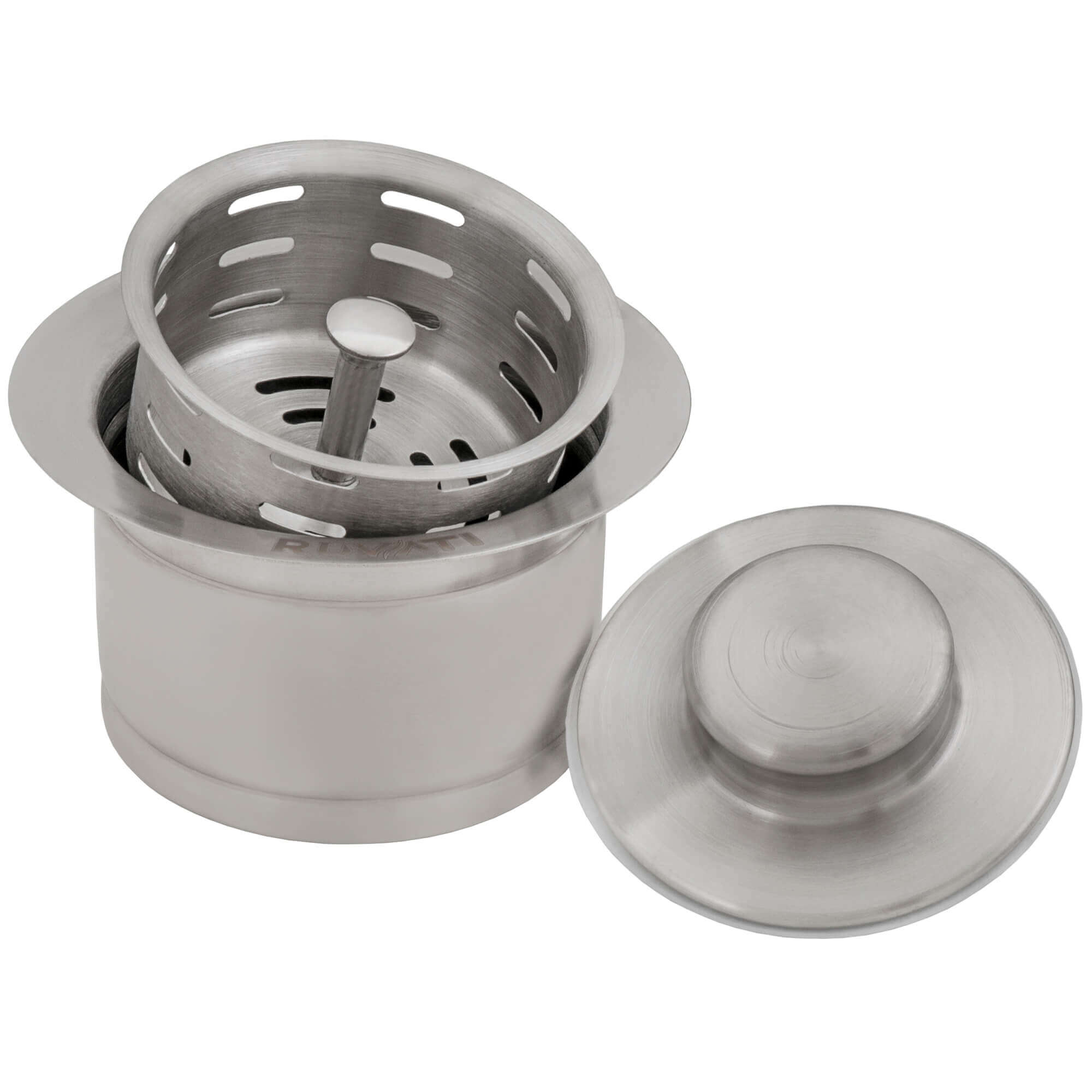 Ruvati Extended Garbage Disposal Flange Basket Strainer and Stopper