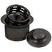 Ruvati Extended Garbage Disposal Flange with Basket and Stopper in Gunmetal