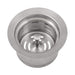 Ruvati Extended Garbage Disposal Flange with Deep Basket Strainer for Kitchen Sinks