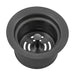 Ruvati Extended Garbage Disposal Flange with Deep Basket Strainer in PVD