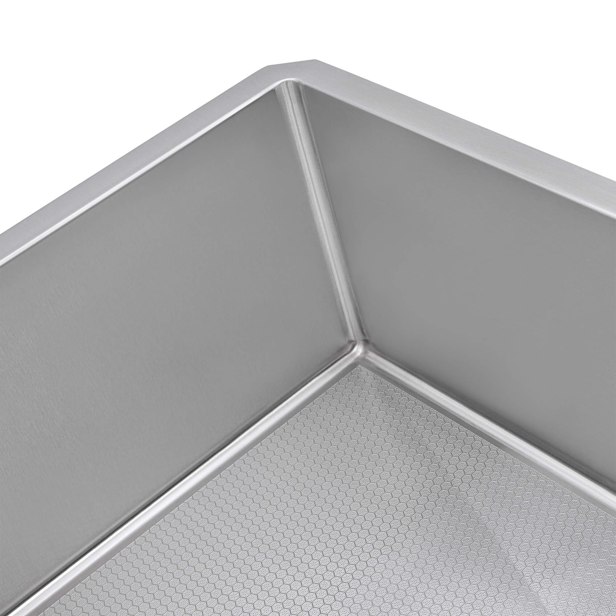 Ruvati Hex Bottom 30" Single Bowl Scratch Resistant Texture Kitchen Sink