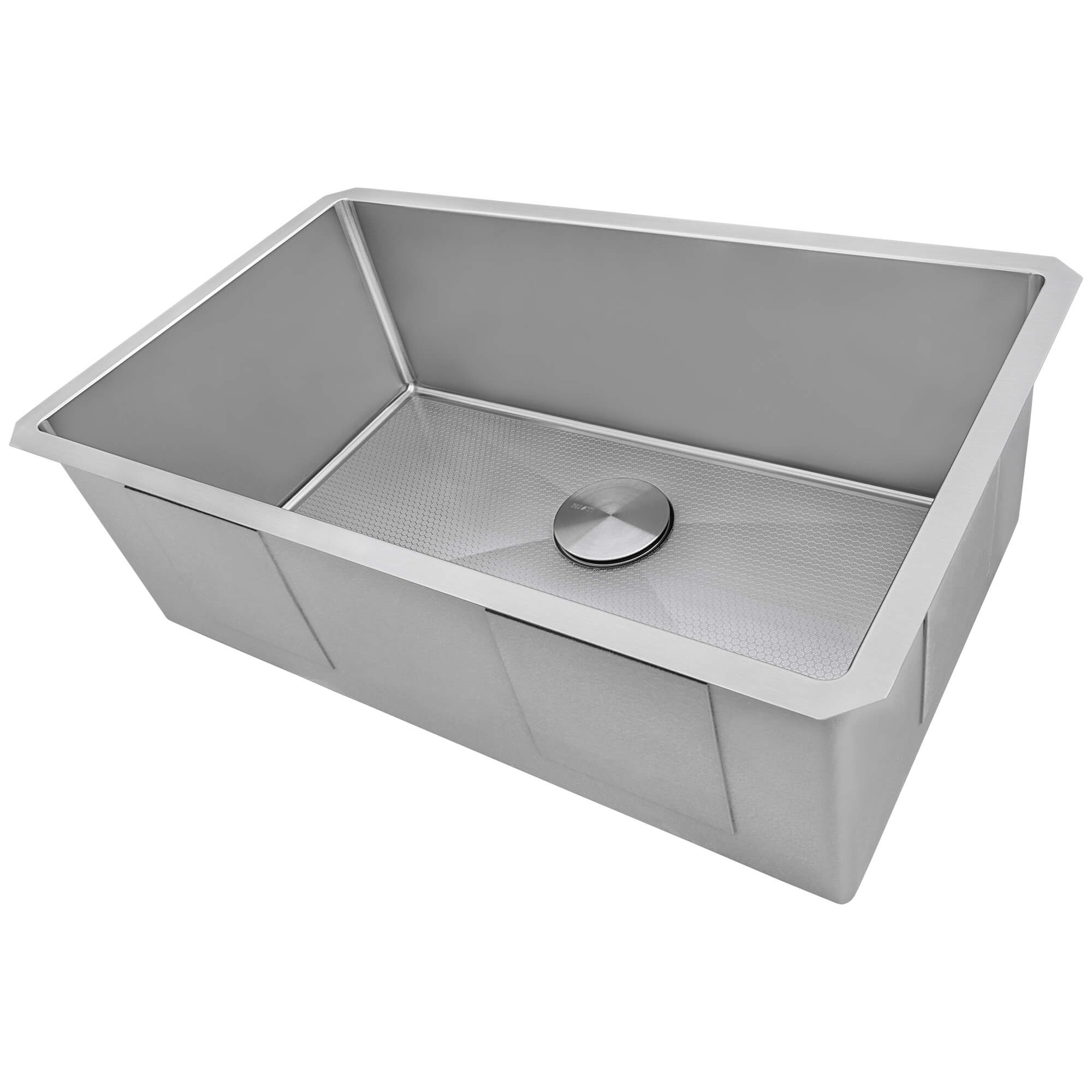 Ruvati Hex Bottom 30" Single Bowl Scratch Resistant Texture Kitchen Sink