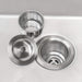Ruvati RVA1025 Kitchen Sink Basket Strainer in Stainless Steel