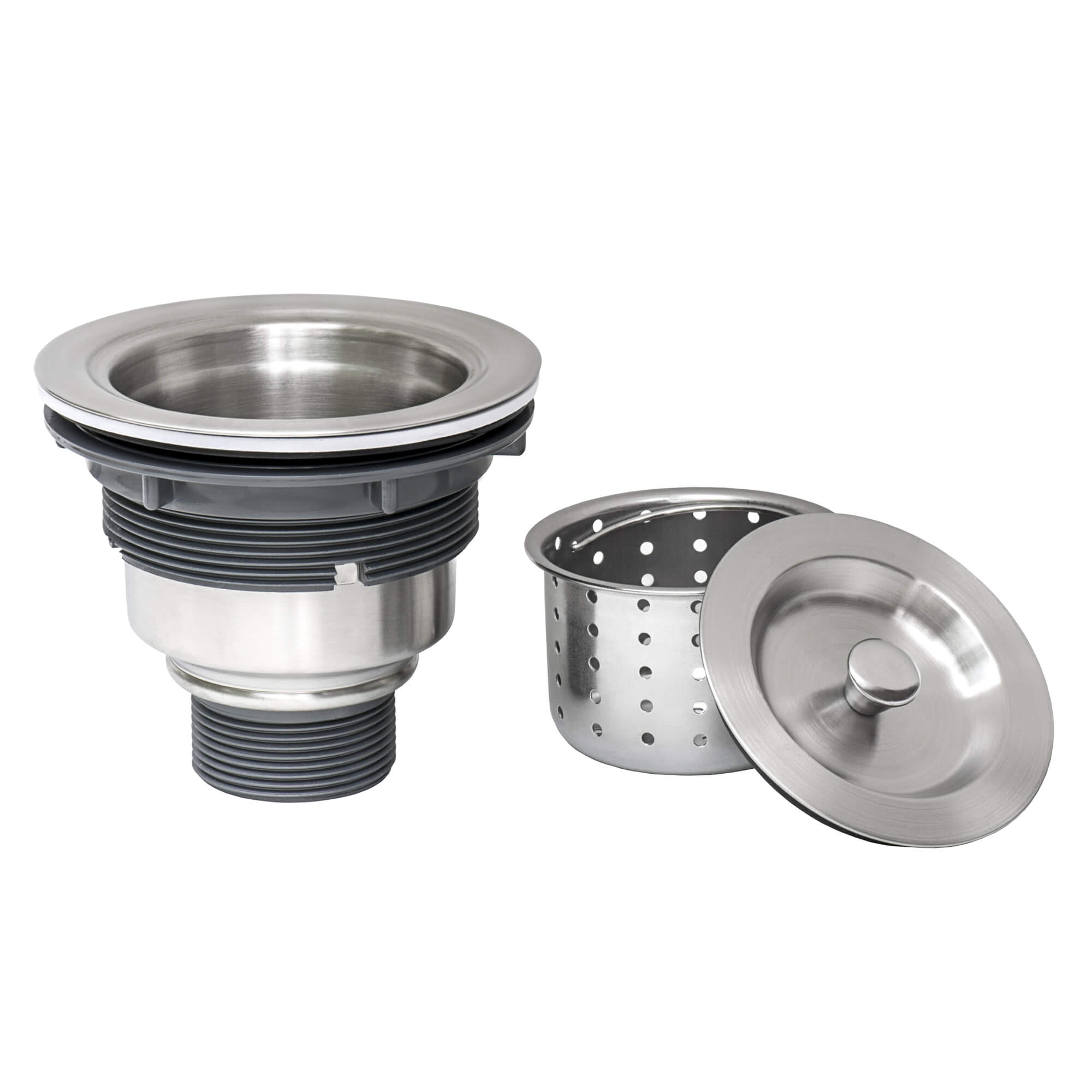 Ruvati RVA1025 Kitchen Sink Basket Strainer in Stainless Steel