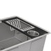 Ruvati Workstation Sink Silverware and Plate Caddie