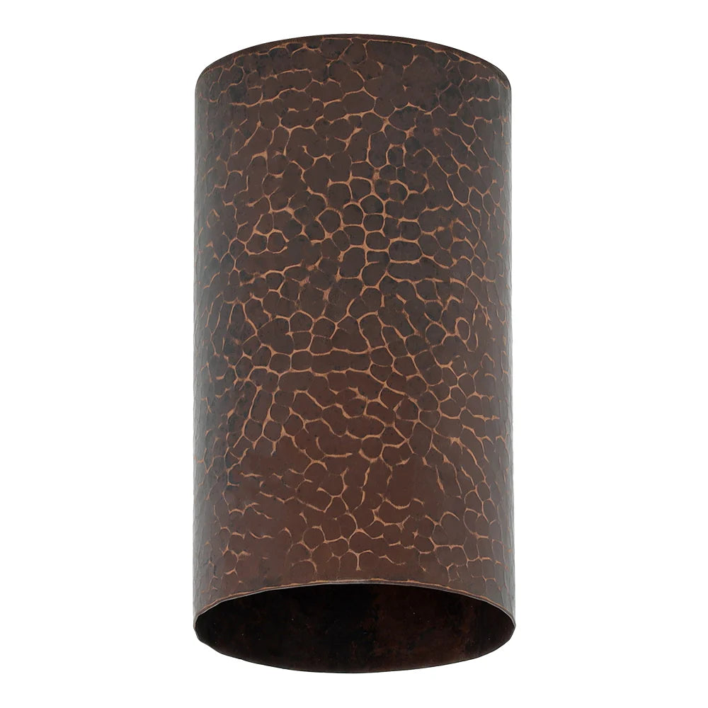 4" Copper Round Cylinder Pendant Light Shade-DirectSinks