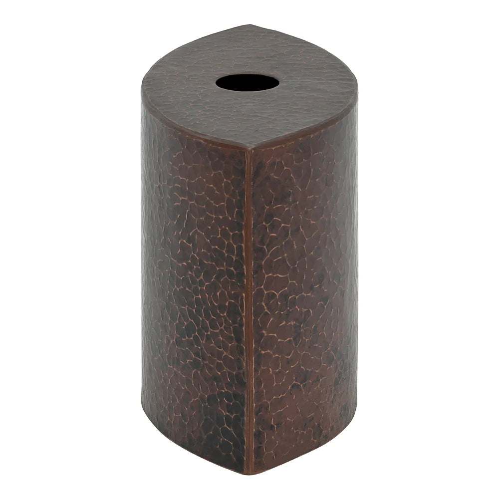 8" Copper Oval Cylinder Pendant Light Shade-DirectSinks