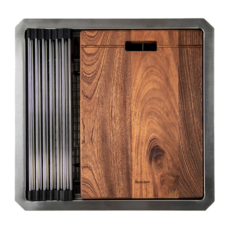 SR-PS-1919-16 Workstation Single Bowl Undermount Prep and Bar Sink