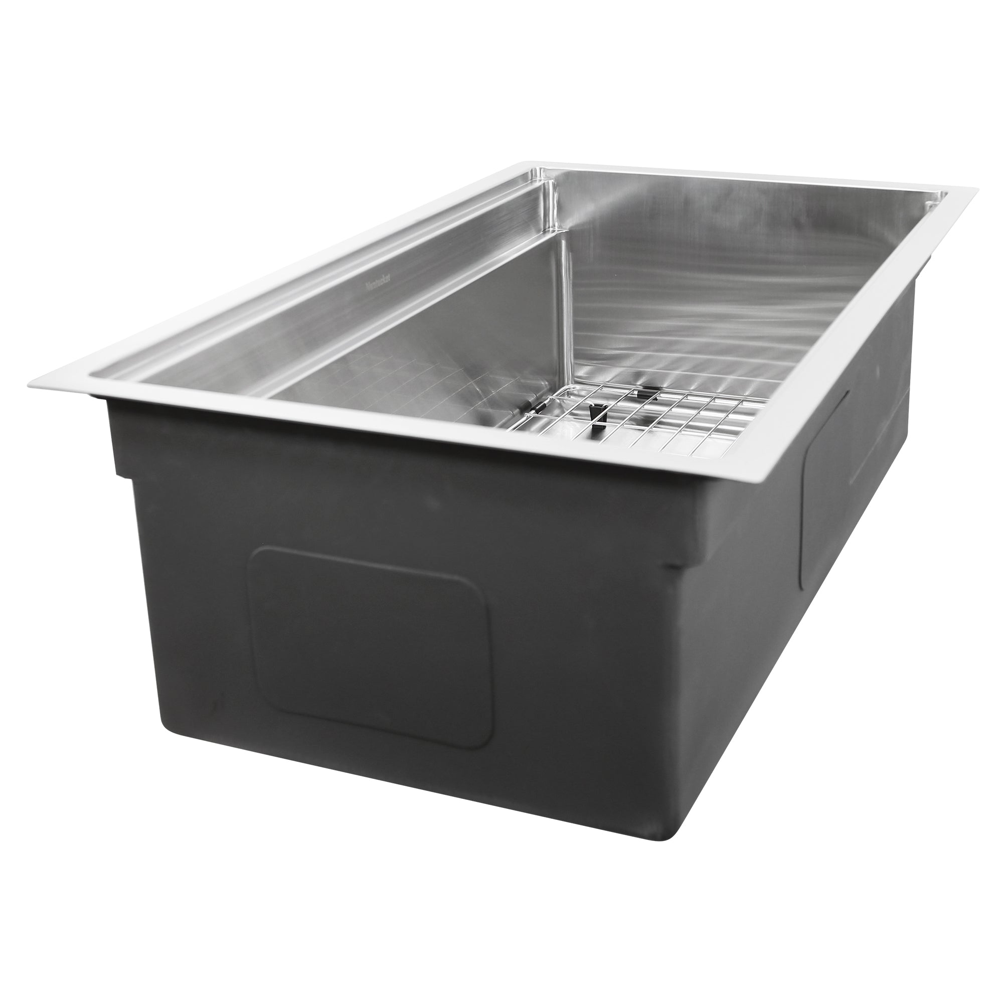 Nantucket Sinks SR-PS-3220-16 - 32" Professional Workstation Small Radius Undermount Stainless Kitchen Sink with Accessories