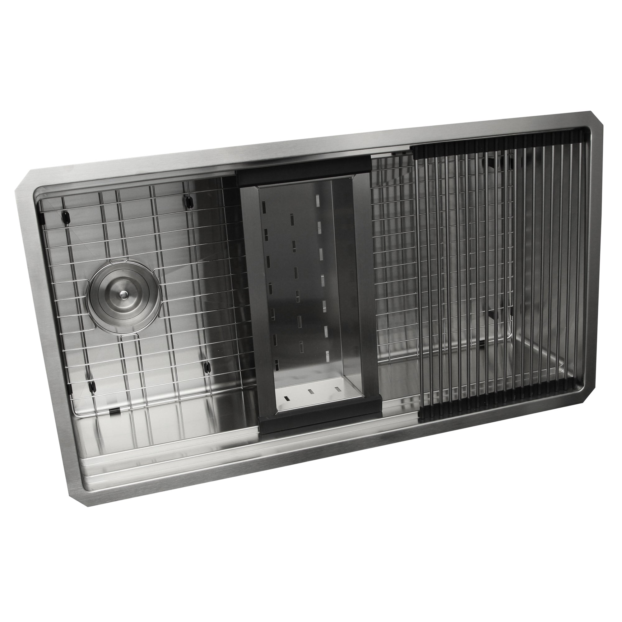 Nantucket Sinks 32" Small Radius Undermount Workstation Kitchen Sink