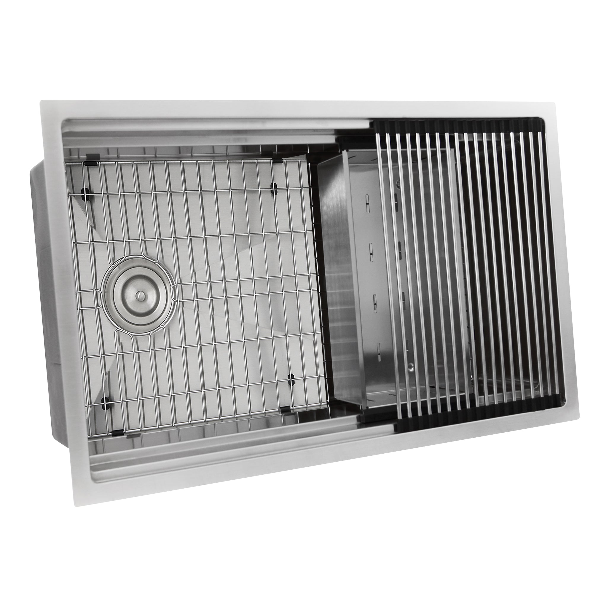 Nantucket Sinks 32" Small Radius Undermount Workstation Kitchen Sink