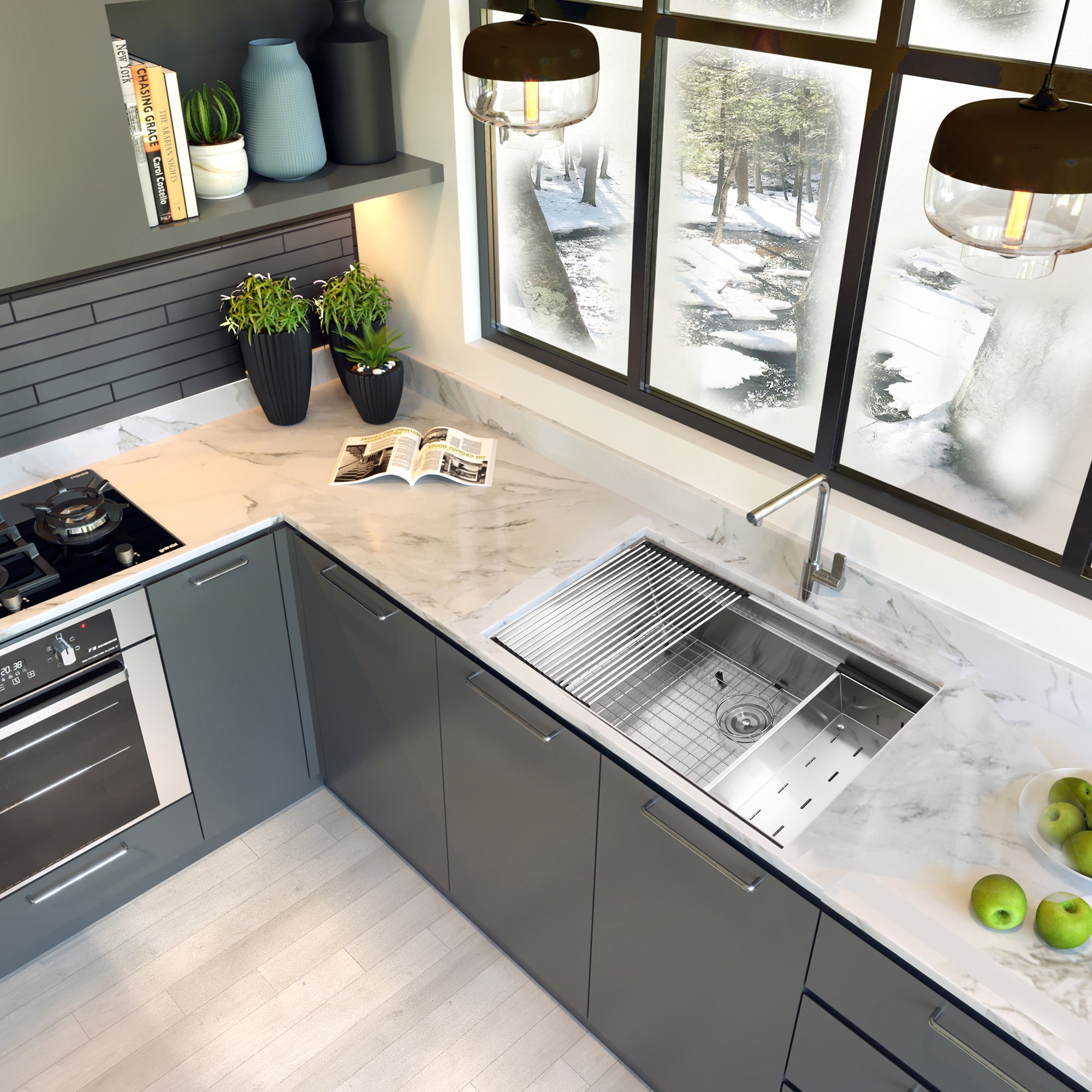 36" Pro Series Workstation Kitchen Sink Accessories