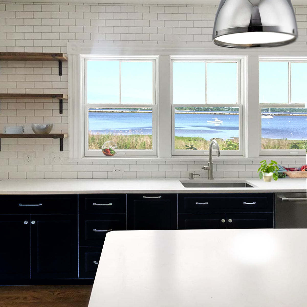 Nantucket Sinks Sr2318 - Pro Series Rectangle Single Bowl Undermount Small Radius Corners Stainless Steel Kitchen Sink