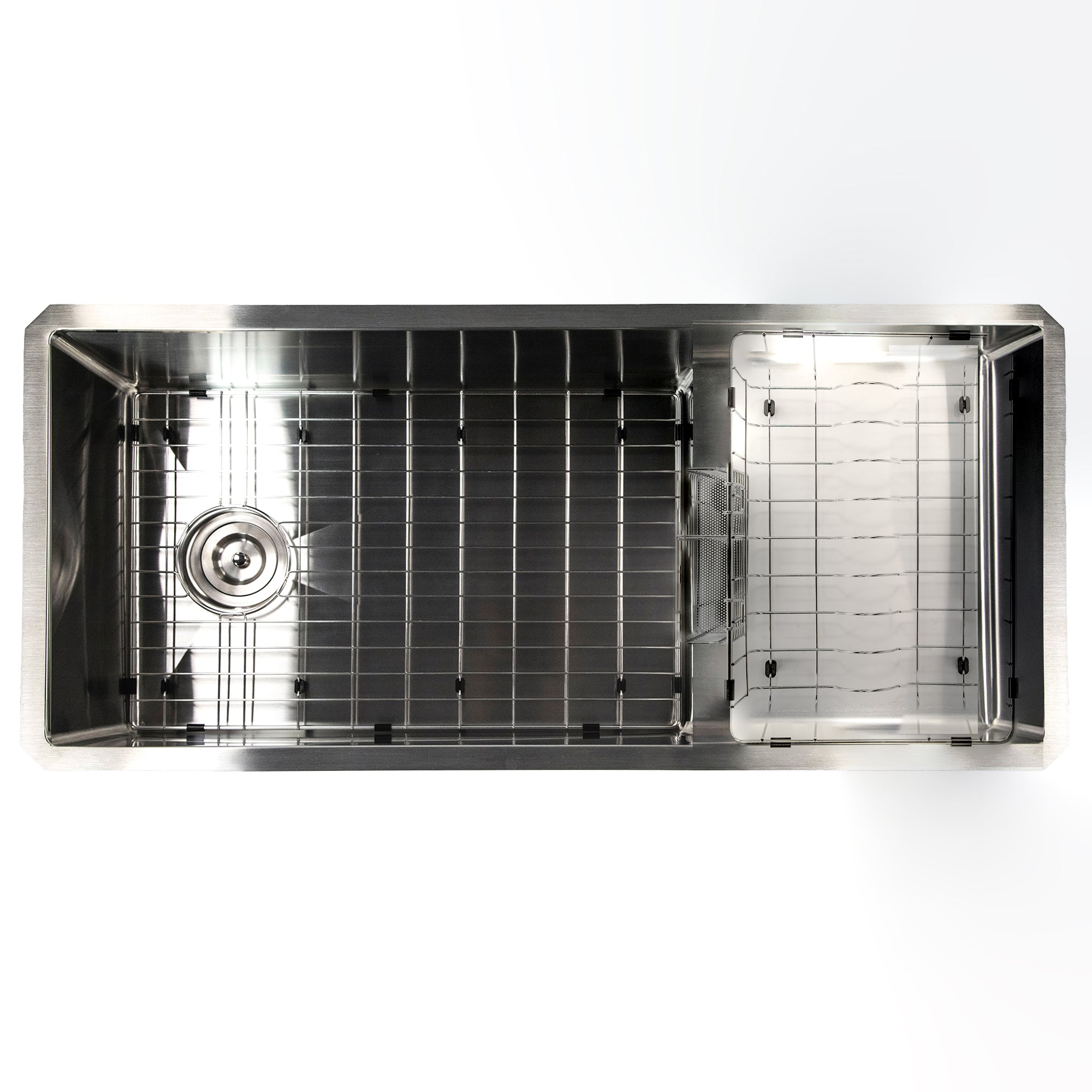 Nantucket Sinks 39" Undermount Kitchen Sink with Raised Platform