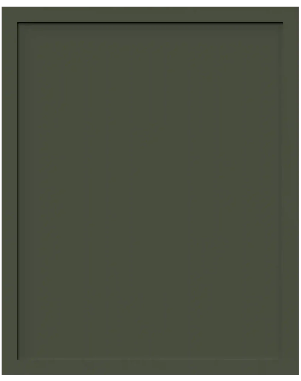 Fabuwood Small Sample Door in Hunter Green