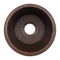 16" Undermount Round Terra Firma Thick Copper Prep Sink