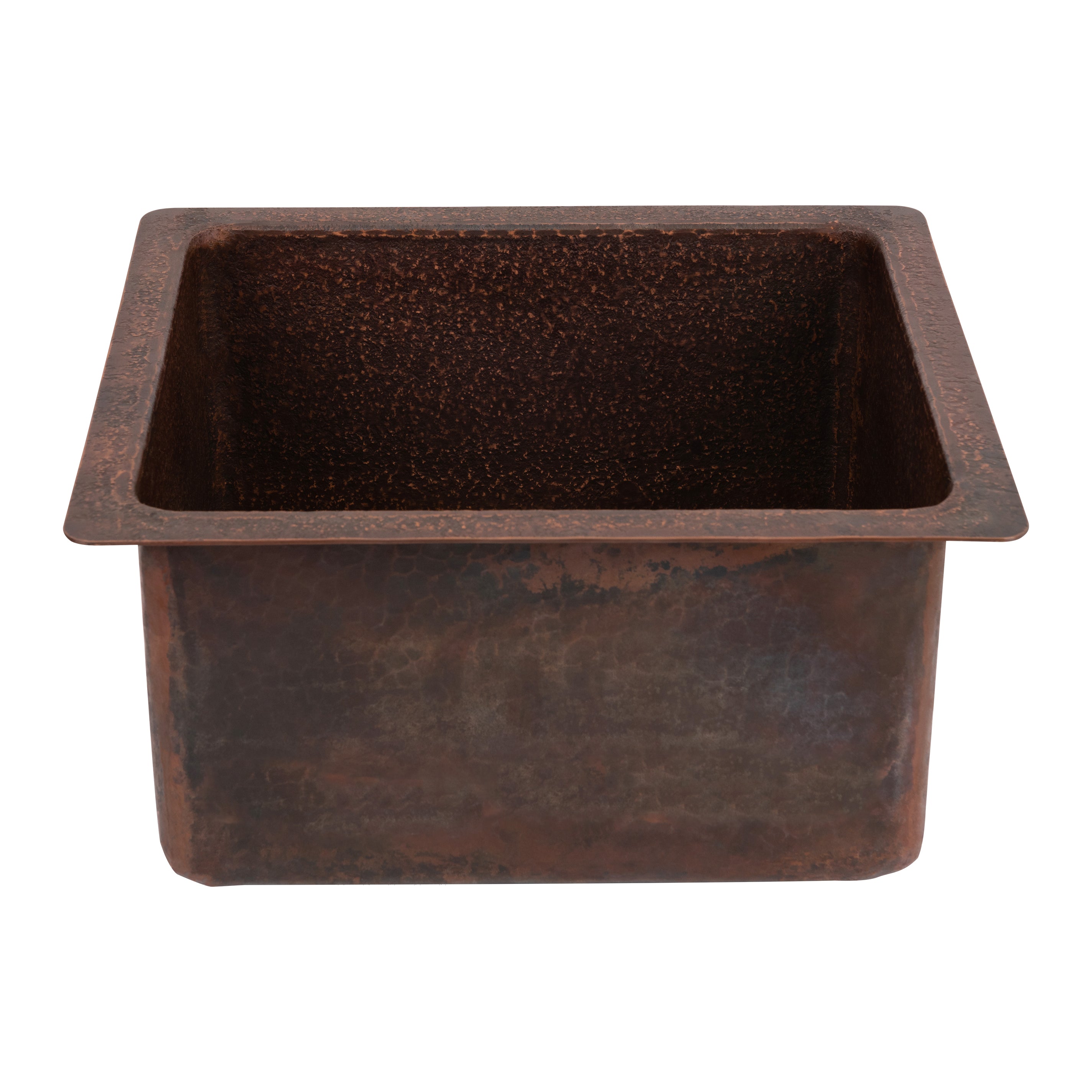 Undermount 16" x 14" Terra Firma Thick Copper Prep Sink