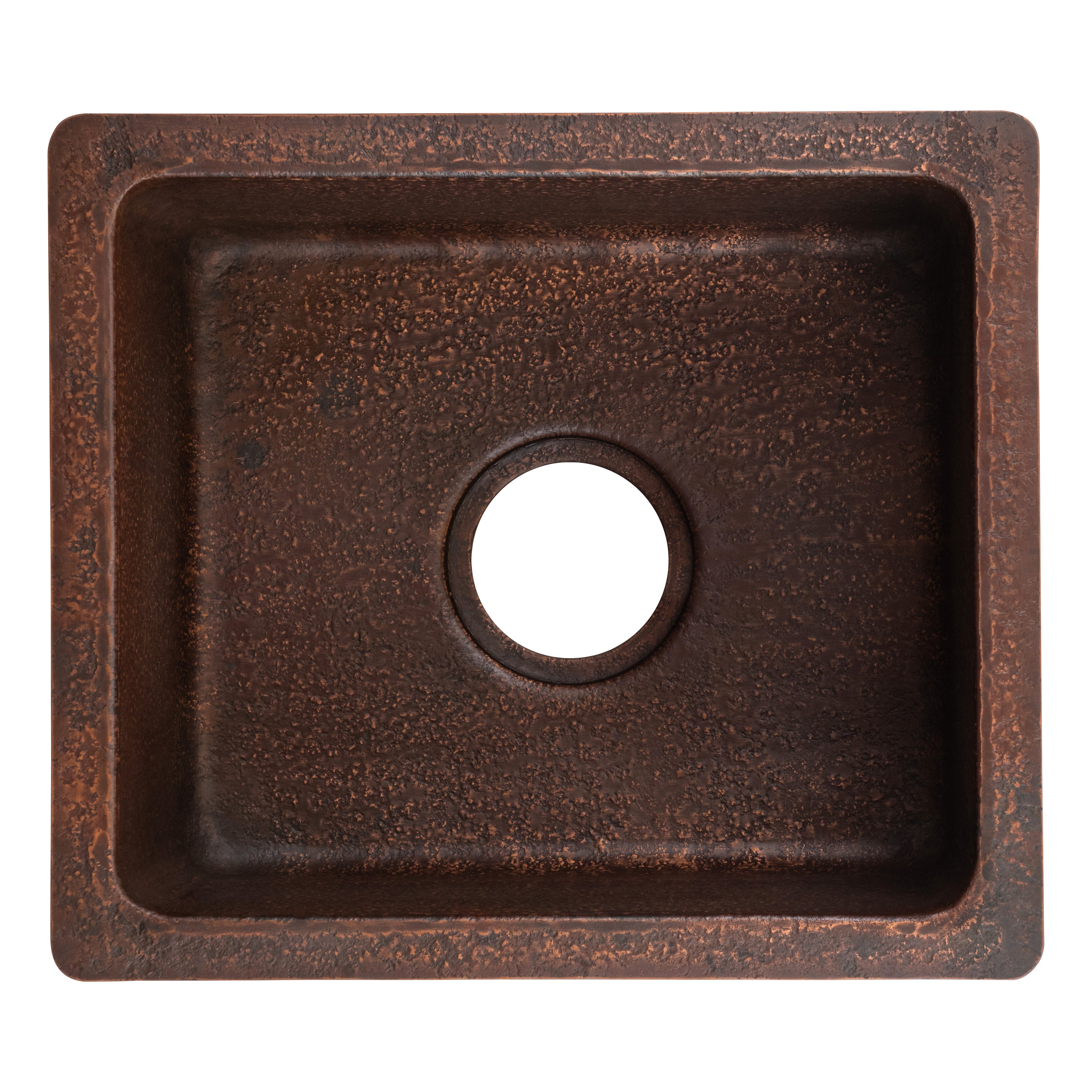 Undermount 16" x 14" Terra Firma Thick Copper Prep Sink