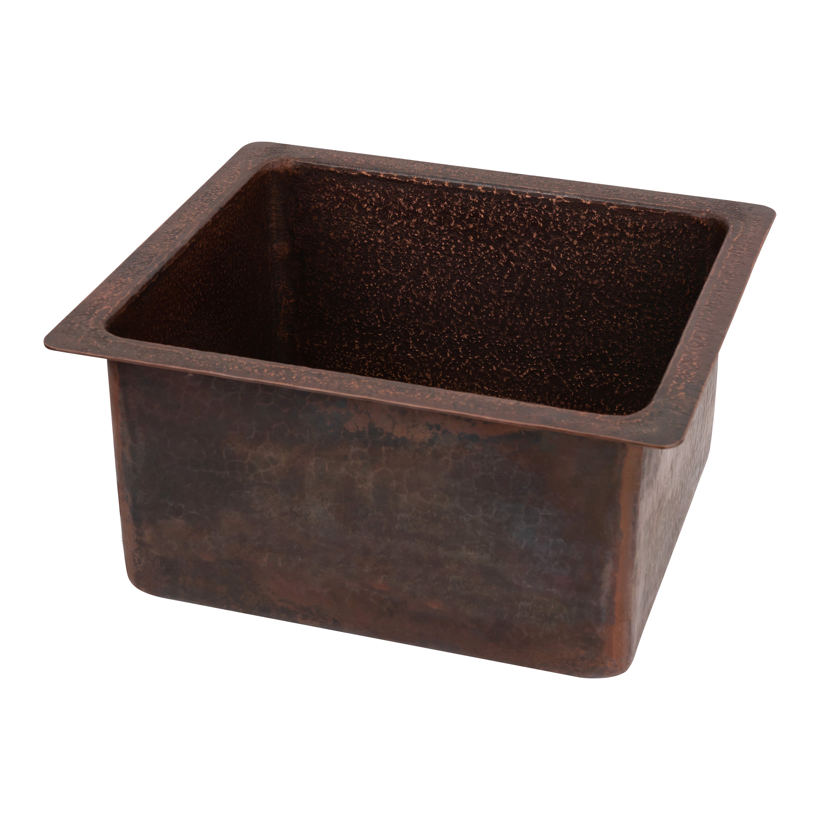 Undermount 16" x 14" Terra Firma Thick Copper Prep Sink