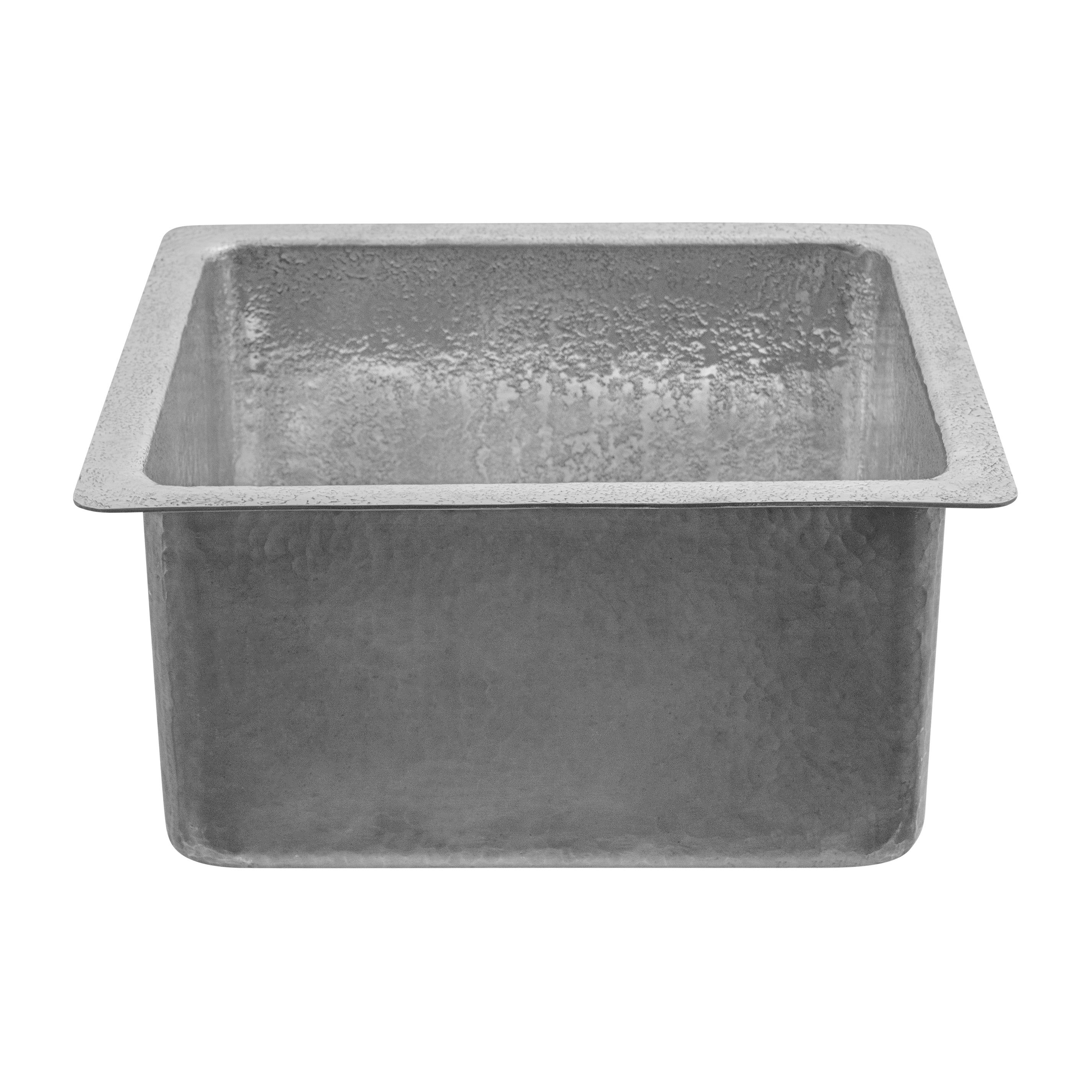 Undermount 16" x 14" Terra Firma Thick Nickel Plated Prep Sink