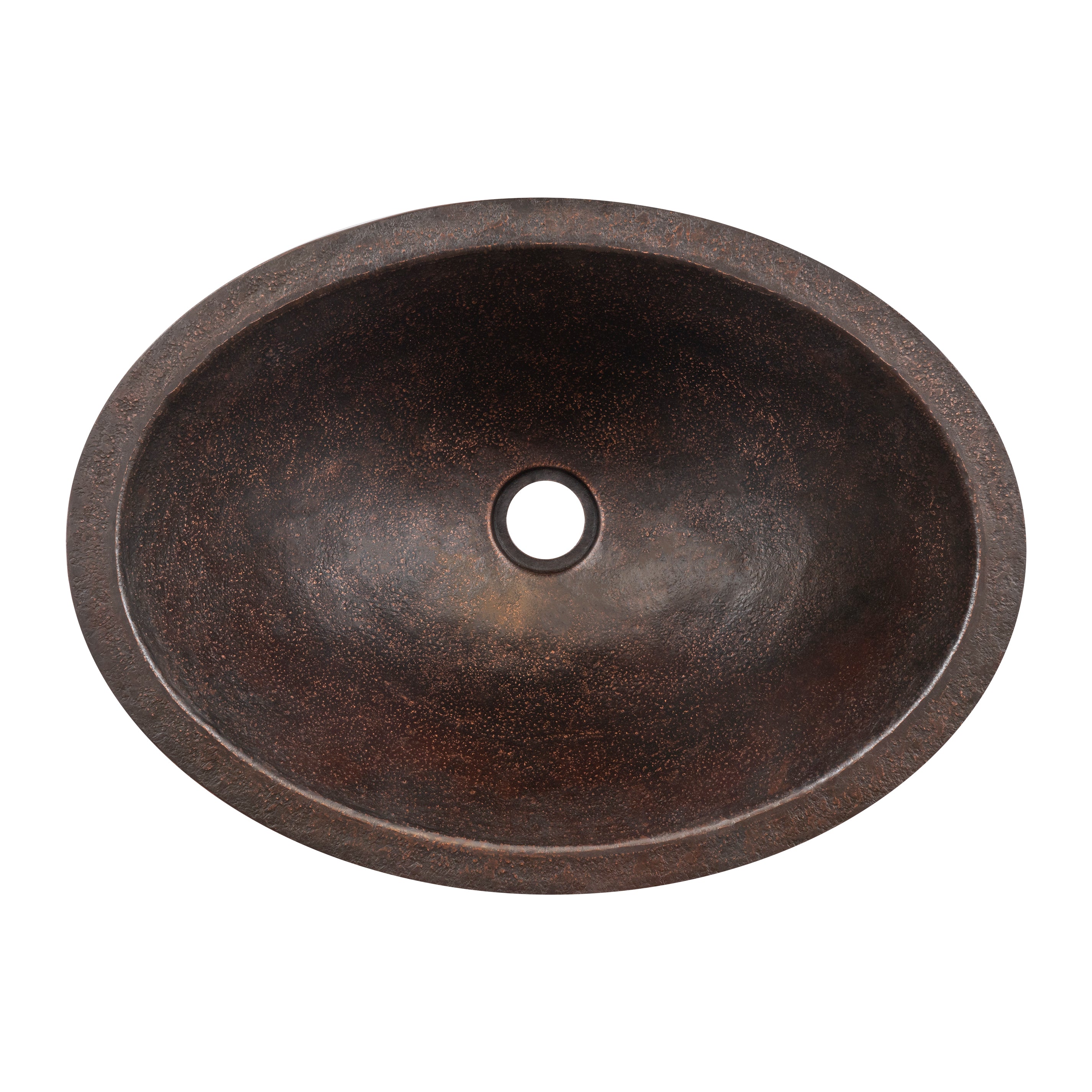 Undermount 19" x 14" Terra Firma 10 Gauge Thick Copper Bathroom Sink