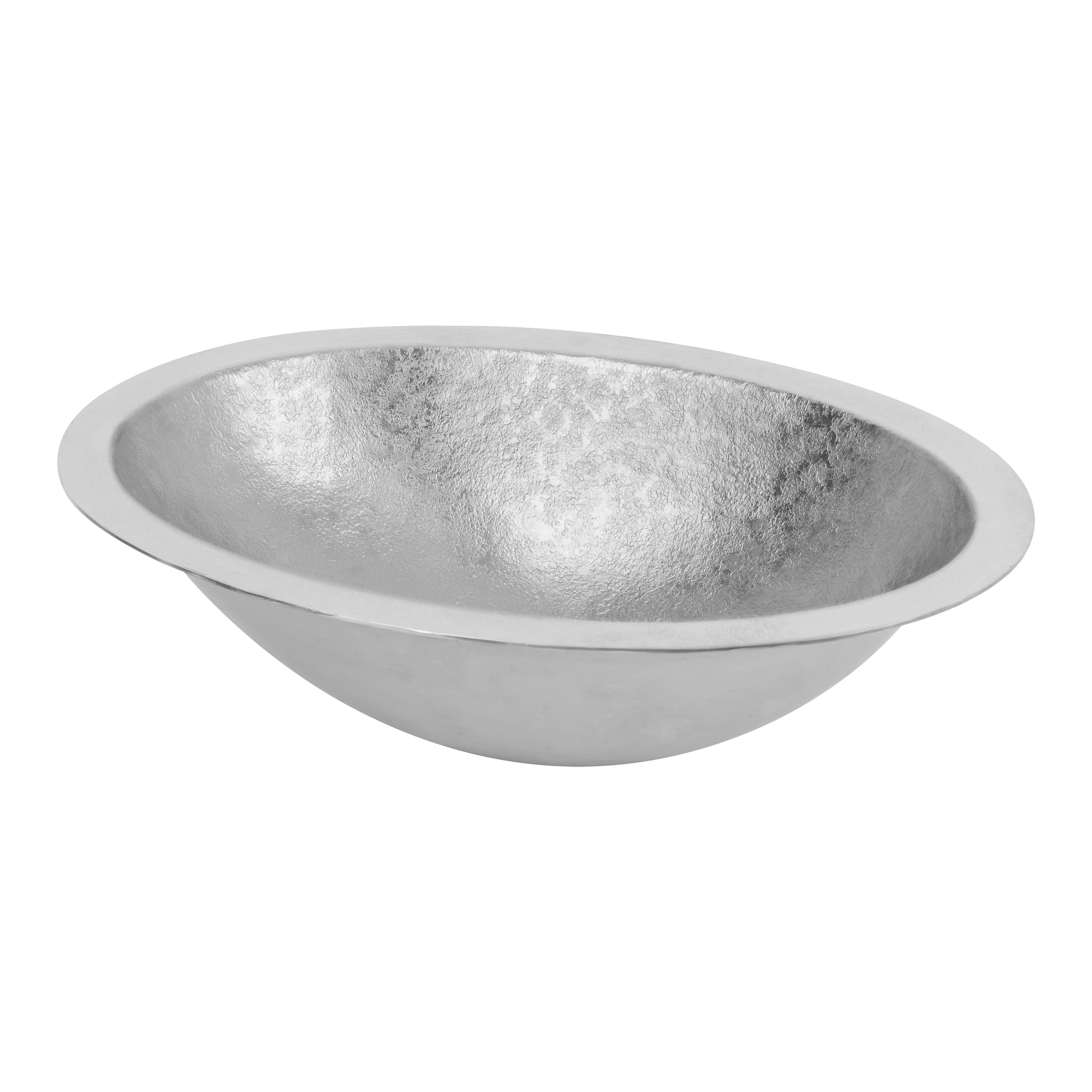 Undermount 19" x 14" Terra Firma 10 Gauge Thick Nickel Plated Bathroom Sink