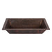22" x 14" Heavy Gauge Copper Bathroom Sink-DirectSinks