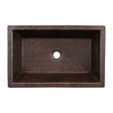 22" x 14" Heavy Gauge Copper Bathroom Sink-DirectSinks