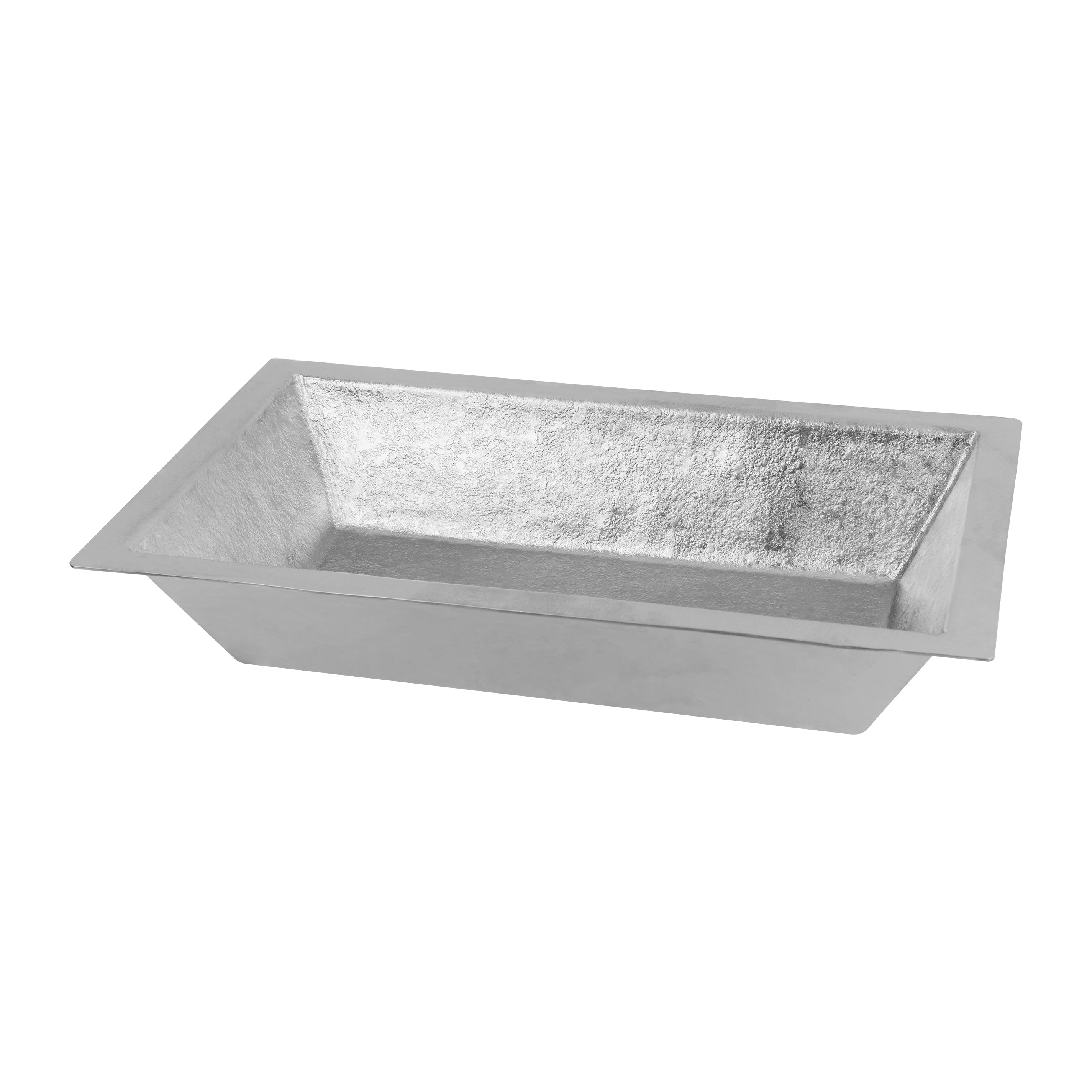 22" x 14" Nickel Plated Heavy Gauge Bathroom Sink-DirectSinks