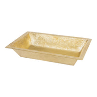 22" x 14" Brass Heavy Gauge Bathroom Sink
