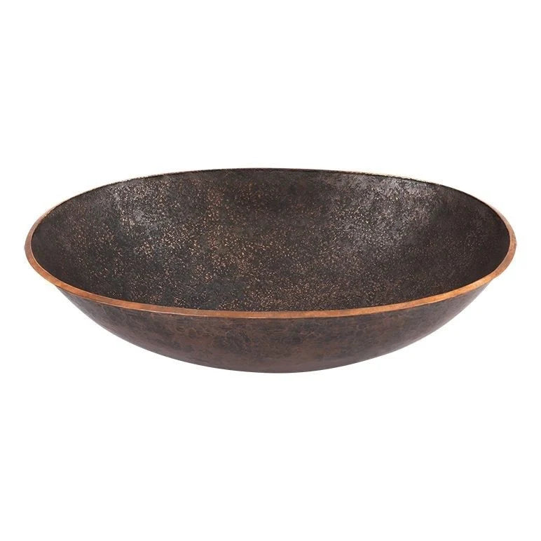 Terra Firma 17" Oval Thick Copper Vessel Sink