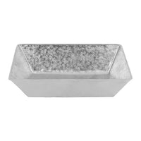 Terra Firma Brass 15" x 11" Rectangular Vessel Sink in Nickel Plated Copper