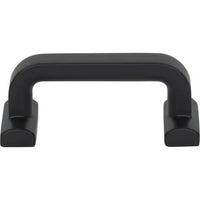 Top Knobs Harrison Pull in Flat Black