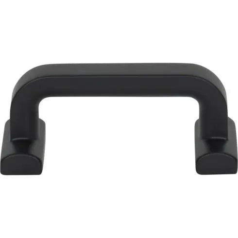 Top Knobs Harrison Pull in Flat Black-DirectSinks