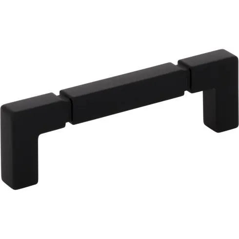 Top Knobs Coddington Langston Pull in Flat Black-DirectSinks