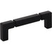 Top Knobs Coddington Langston Pull in Flat Black-DirectSinks