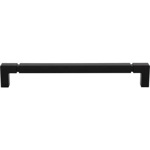 Top Knobs Coddington Langston Pull in Flat Black-DirectSinks