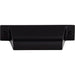 Top Knobs Channing Pull in Flat Black-DirectSinks